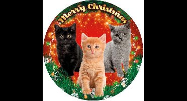 Plenty gifts xmas led light kittens assorti