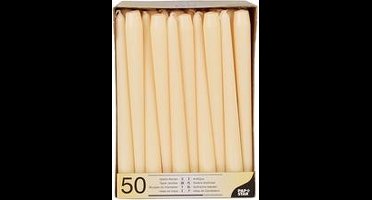 papstar kaars 22mm creme 50 stuks pak