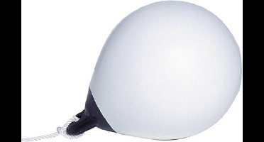 Talamex Kogelfender  Wit Diameter 35 cm Hoogte 48 cm