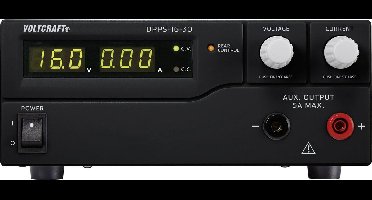 VOLTCRAFT DPPS-16-30 Labvoeding, regelbaar 1 - 16 V/DC 0 - 30 A 480 W USB Programmeerbaar Aantal uitgangen: 1 x