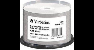 Verbatim CD-R AZO 700MB 52X SP INKJET PRINTABLE - Rohling