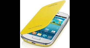 Samsung Flip Cover voor de Samsung Galaxy S3 Mini - Geel