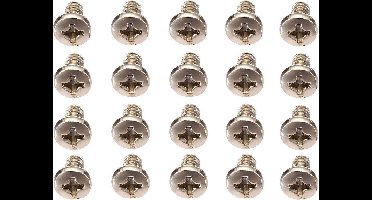 DELTACO SV-2-20, Schroeven voor een Harde schijf HDD, 20-pack