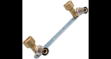 Henco muurplaatbeugel vlak pers - 1/2x16mm 153mm