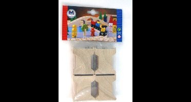 Mentari Houten pilaren per 4 stuks