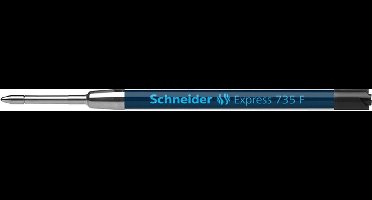balpenvulling Schneider Express 735 F zwart doos met 10 stuks