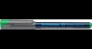 universele marker Schneider Maxx 222 F permanent groen doos met 10 stuks