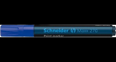 lakmarker Schneider Maxx 270 1-3 mm blauw doos met 10 stuks