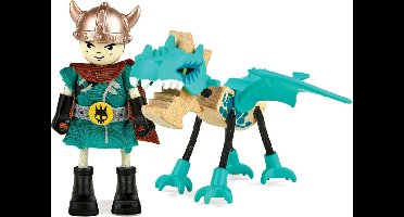 Hape Speelset Drakenrijder Groen 2-delig 17 Cm