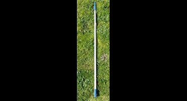 Telescoopsteel aluminium 2 x 2.00m.