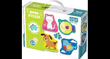 Trefl - Baby Puzzle - Dieren - 8 Stuks - 12+ Maanden