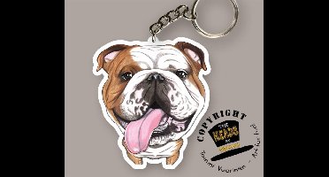 Sleutelhanger Hond Bulldog