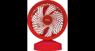 Trust - Ventu | USB Ventilator | 42 dB | Antislipvoet | Veiligheidsrooster | Rood