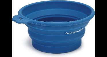 Beeztees - Hondenvoerbak - Inklapbaar - Blauw - 17x15 cm