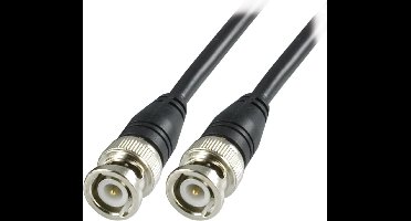 DELTACO DEL-136, Krimp connector coaxkabel, BNC, RG59, 5 meter