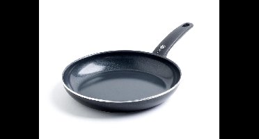 GreenPan Cambridge Koekenpan 32cm - PFAS-vrije antikleeflaag - Koekenpan inductie - Keramische pan - Ovenbestendig tot 180°C - Koudgrepen - Zwart