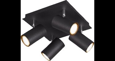 TRIO MARLEY - Spot - Zwart mat - excl. 4x GU10 3W