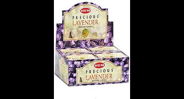 Wierook Kegel Precious Lavender 12 pakjes (HEM)
