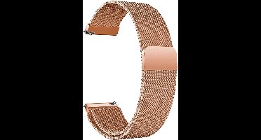 Bandje geschikt voor Samsung Galaxy Watch Active 1 / 2 (40 & 40 mm) - Roségoud Milanese Band