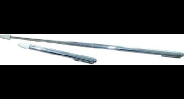 Telecopische balpen Chroom uittrekbaar