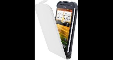 Mobiparts Premium Flip Case HTC One SV White