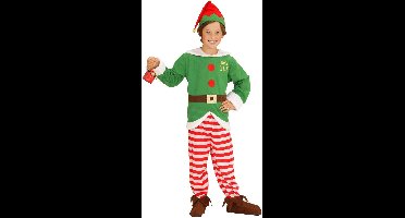 "Kerst elf kostuum voor kinderen  - Kinderkostuums - 104/110"