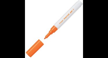 Pilot Pintor Oranje Verfstift - Fine marker met 1,0mm schrijfbreedte - Inkt op waterbasis - Dekt op elk oppervlak, zelfs de donkerste - Teken, kleur, versier, markeer, schrijf, kalligrafeer…
