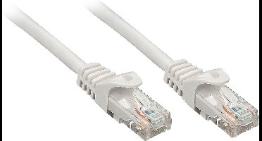 Lindy Rj45/Rj45 Cat6 0.5m netwerkkabel 0,5 m U/UTP (UTP) Grijs