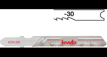 KWB Decoupeerzaagblad - Metaal Star Middel 6212-30