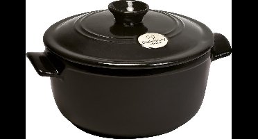 Emile Henry Kookpan rond - Ø220mm - Fusain