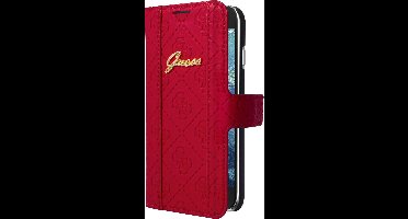 Samsung Galaxy S6 hoesje - Guess - Rood - Kunstleer