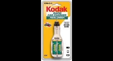Kodak Ni-MH Car Charger K700-C+2, 12 V, 2 uur, 1800 mAh