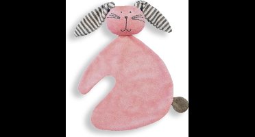 Knuffeldoekje Konijn knuf roze - Funnies