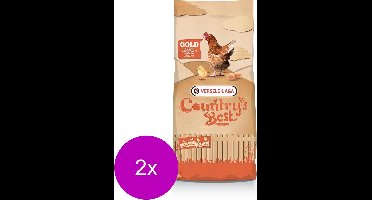Versele-Laga Country`s Best Gold 4 Mash Legmeel - Kippenvoer - 2 x 20 kg Vanaf 1e Ei