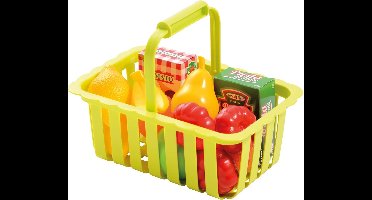 Ecoiffier speelgoed winkelmandje met accessoires - rollenspel.