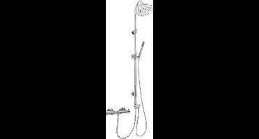 Exellence Altara douchecombinatie thermostaatkraan 20cm douchekop chroom