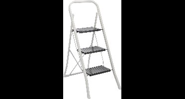 Inklapbaar huishoudtrapje met 3 traptreden