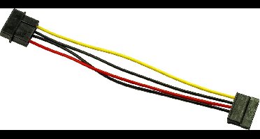 Adapter Inter-Tech 1x Molex -> 1x SATA Power 0,15m