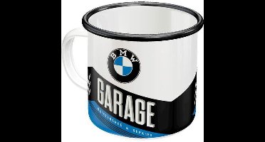Nostalgic Art Emaille koffietas BMW Garage