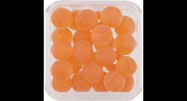 Glasparels Rond Mat Oranje
