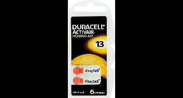 Duracell PR48 DA13 Knoopcel voor Hoortoestellen - 6 Stuks