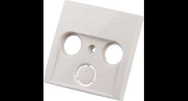 Berker Coax Centraalplaat S1 - Crème