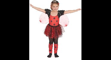 Verkleedkostuum Lieveheersbeest voor meisjes Carnvaloutfit - Verkleedkleding - 134/146