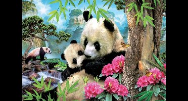 Legpuzzel - 1000 stukjes - Panda's - Educa puzzel