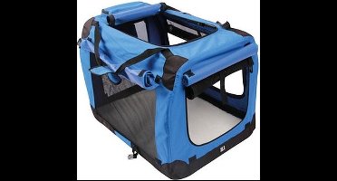 M-Pets Flow Crate - S - 51 x 33 x 33 cm - Blauw