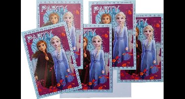 Uitnodigingen Disney Frozen 2 Elsa & Anna 5 stuks