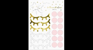 PartyDeco - Stickers Unicorn per set