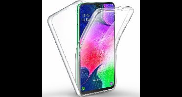 Hoesje Geschikt Voor Samsung Galaxy A50s/A30s Dual TPU hoesje ( Voor en Achter) Transparant