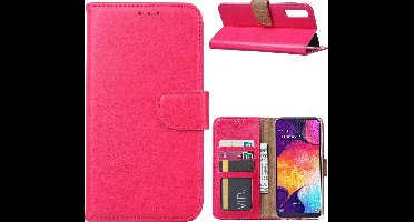 Portemonnee Hoesje Geschikt Voor Samsung Galaxy A50s/A30s - Roze