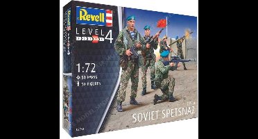 Revell Modellbausatz Figuren 1:72 - Soviet Spetsnaz (1980s) im Maßstab 1:72, Level 4, originalgetreue Nachbildung mit vielen Details, 02533